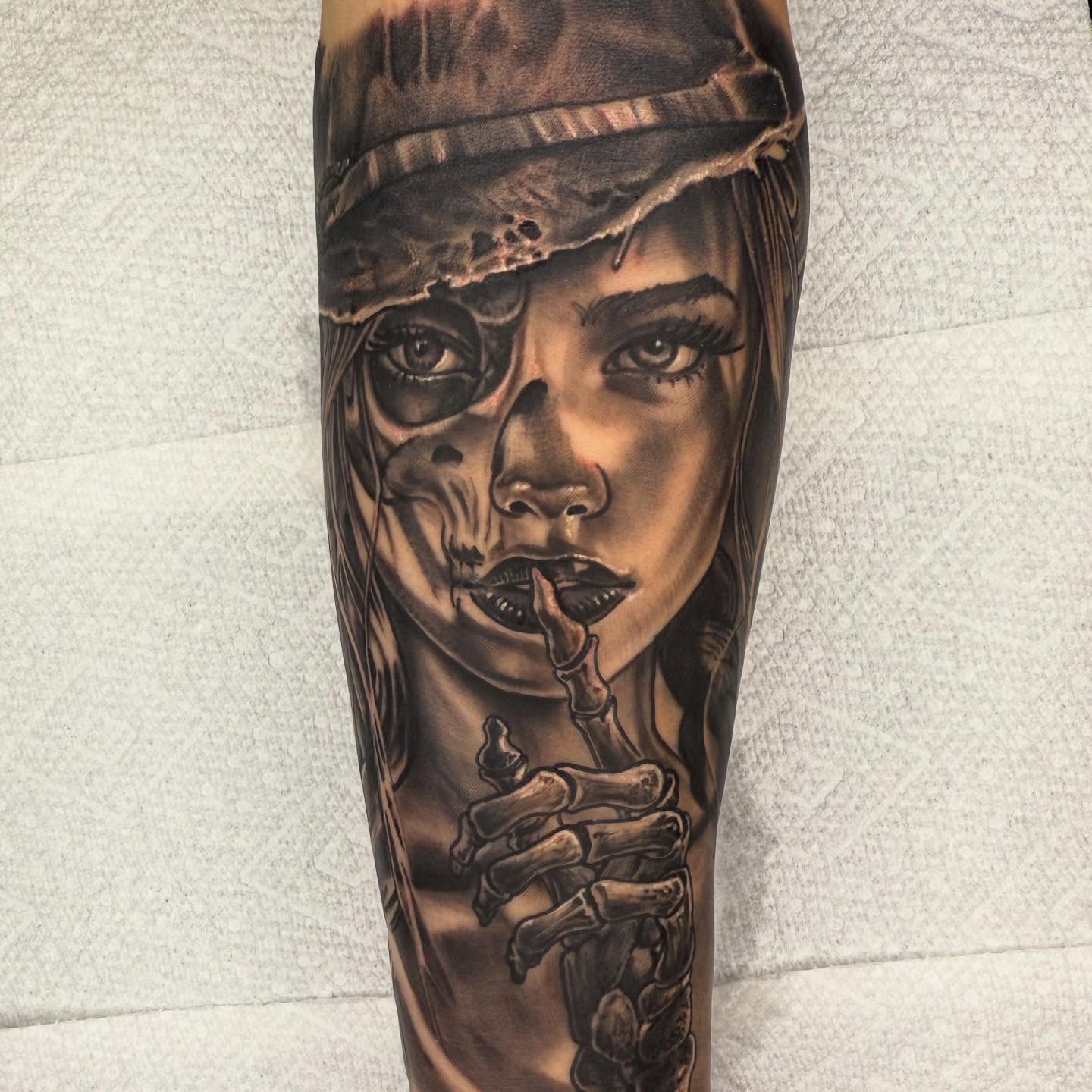 Tattoo by @frankdemao — realism, dark_realism