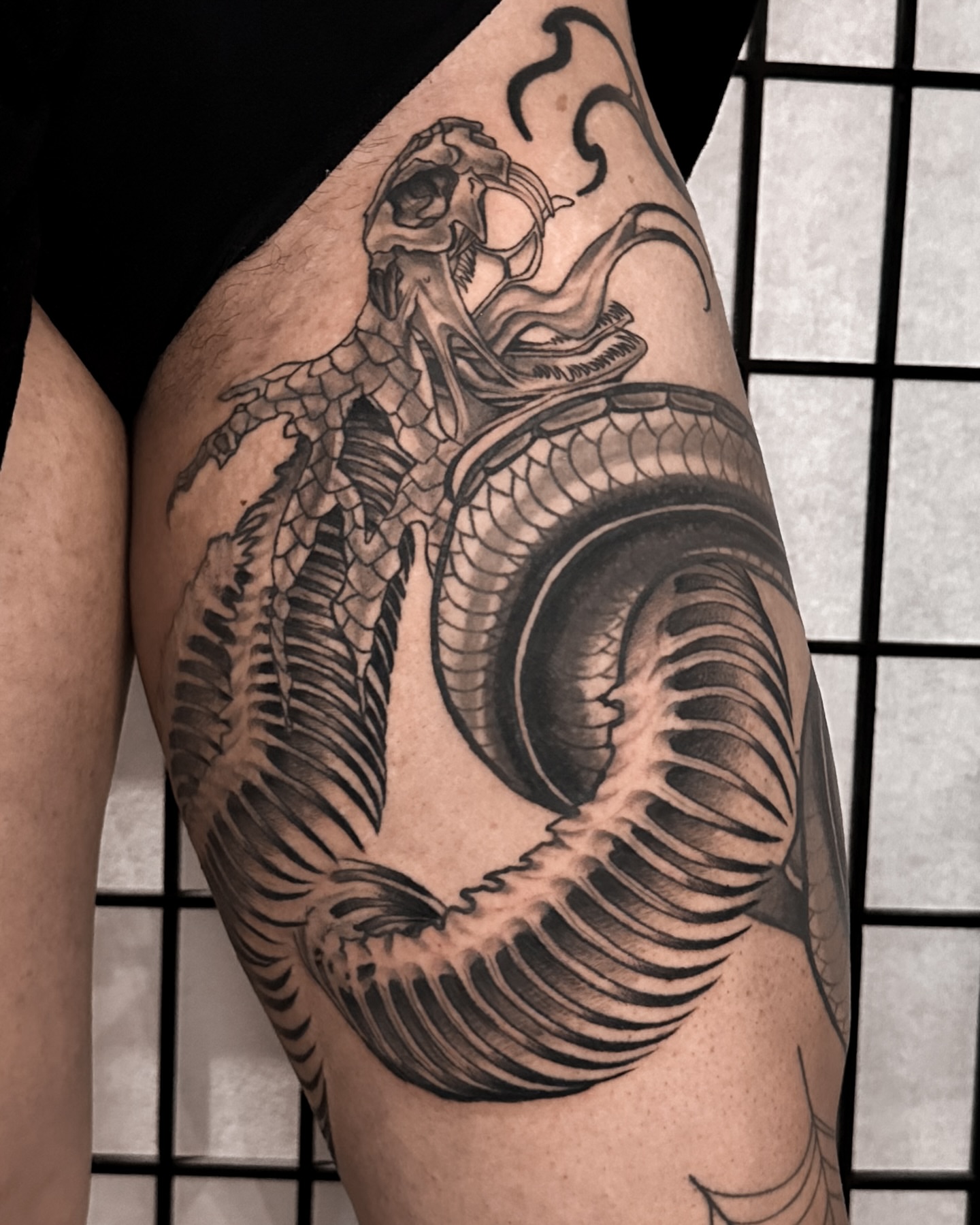 Tattoo by Taylin Johnson- Illustrative Blackwork, Columbus, OH