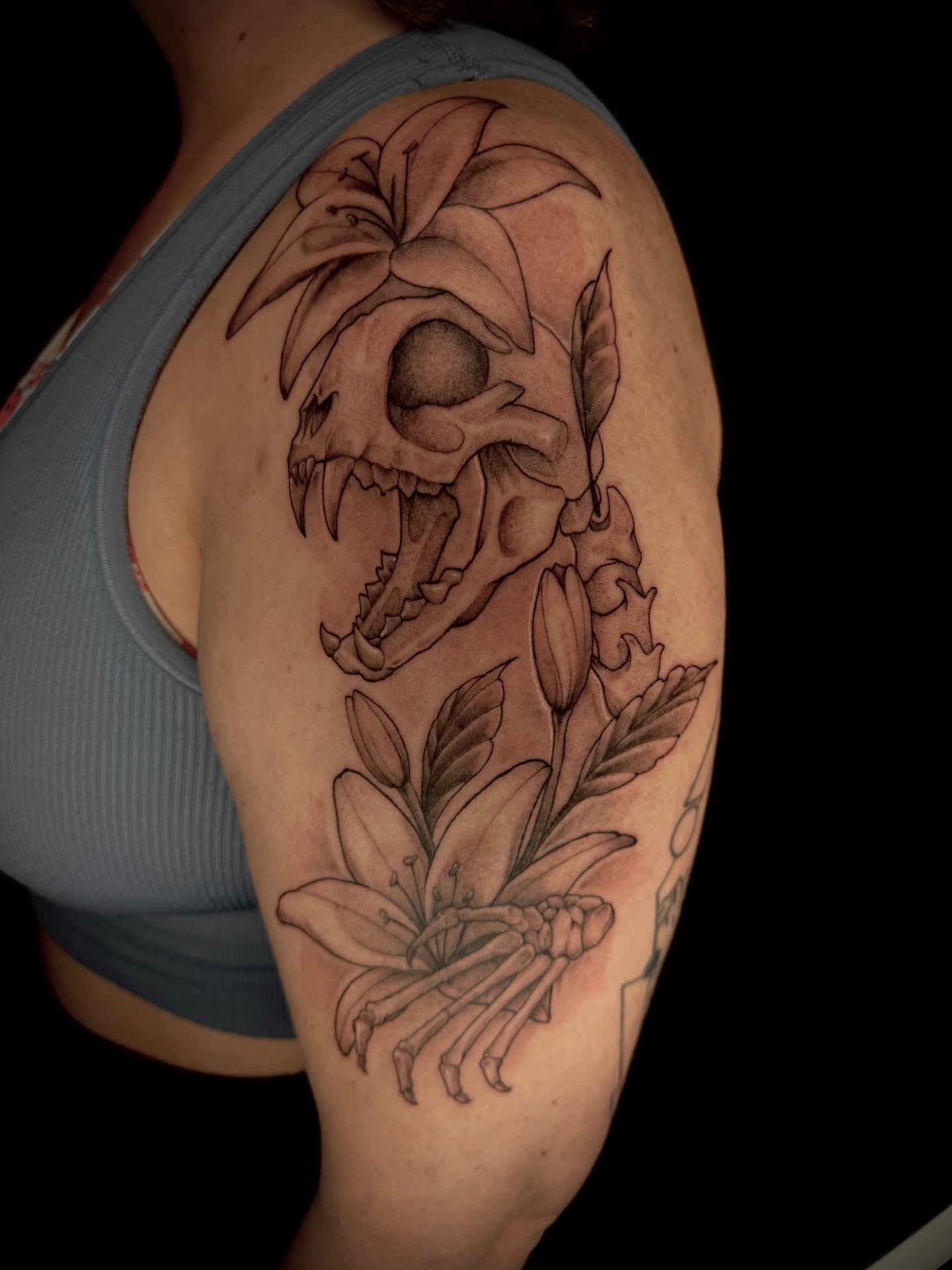Tattoo by @new_erah_design — black_and_grey