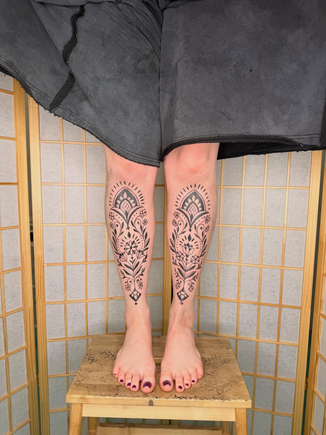 Tattoo by @slendels โ geometric, ornamental