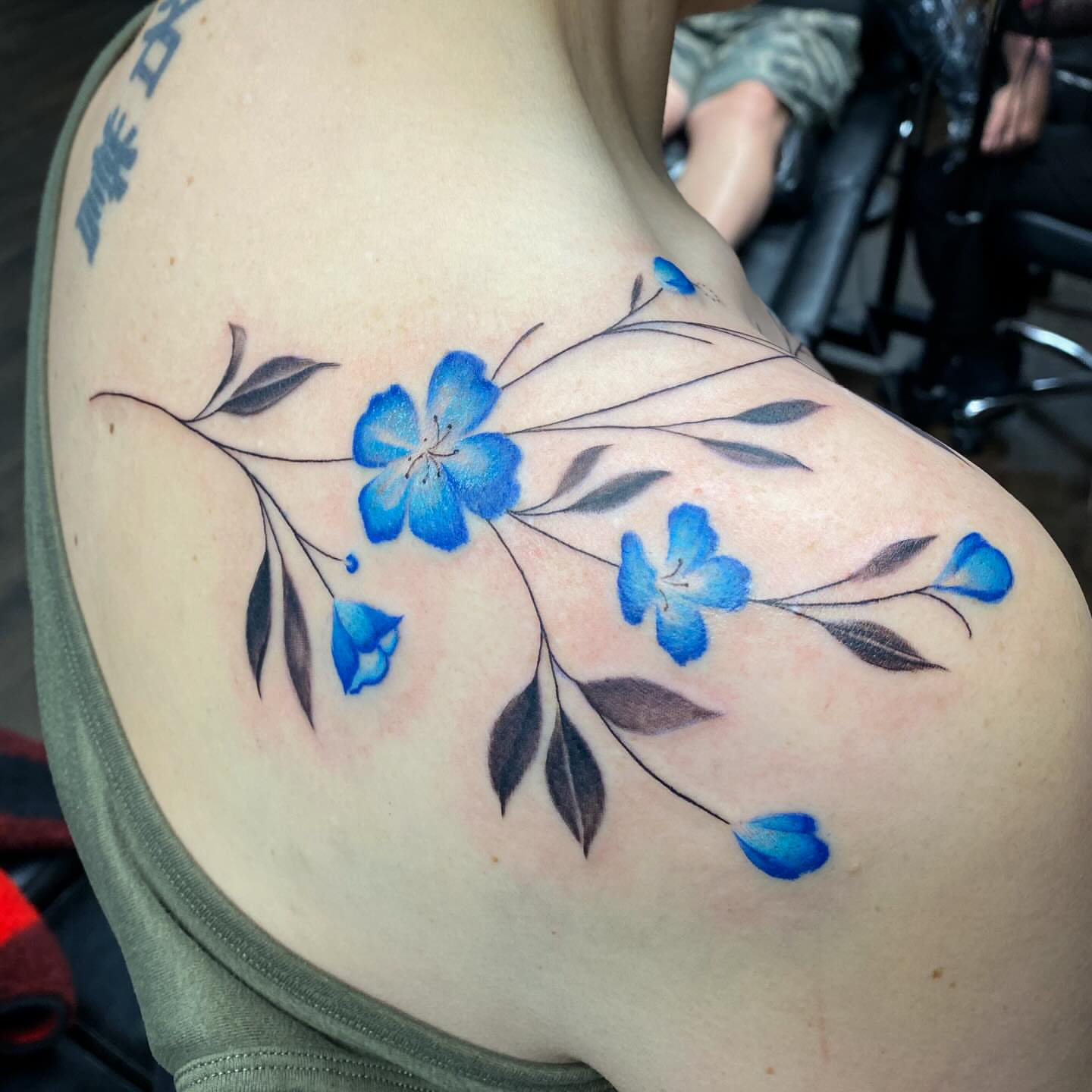 Tattoo by @tatcaviar — watercolor