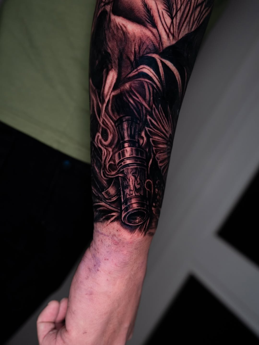 Tattoo by @montanas.tattoos — realism, black_and_grey