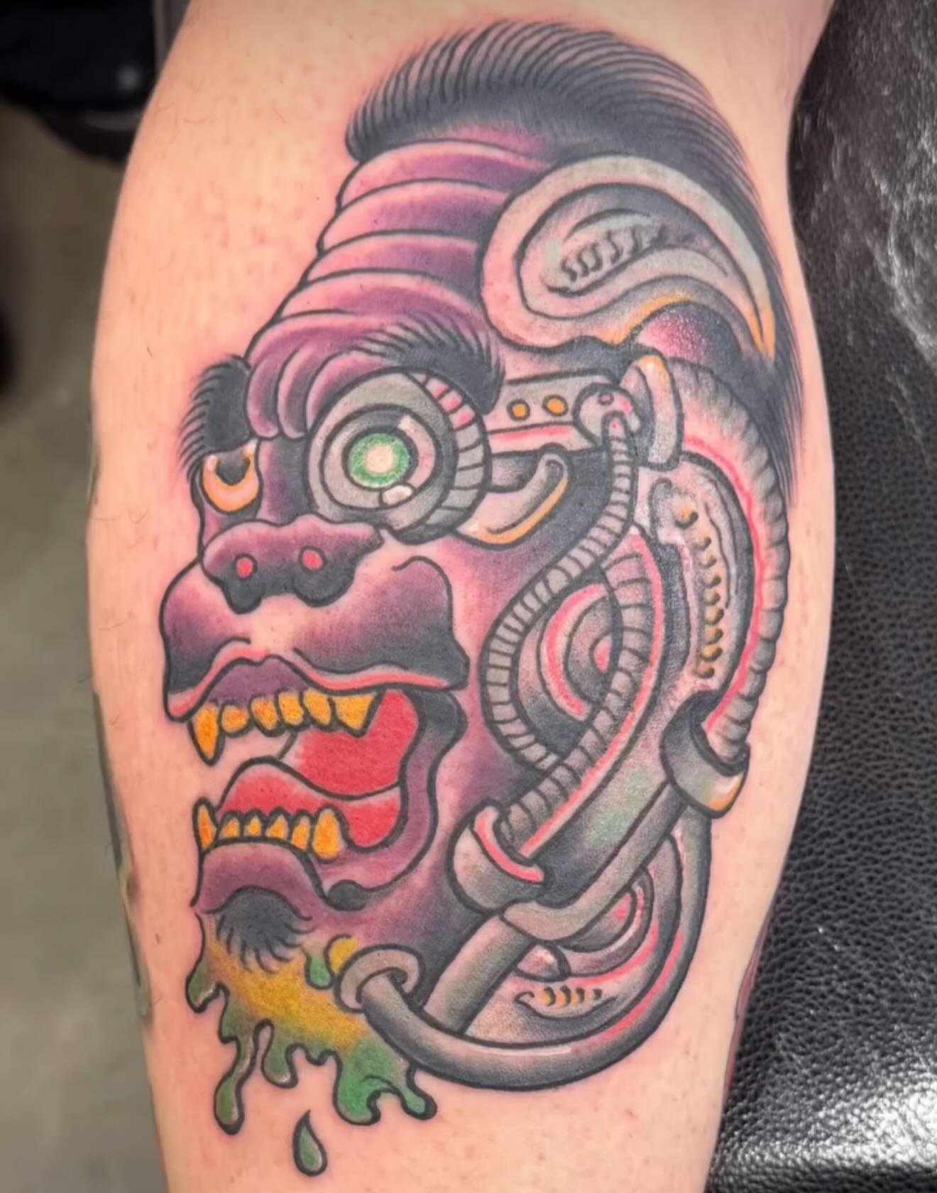 Tattoo by @bigdaddyjaz — american_traditional, surrealism