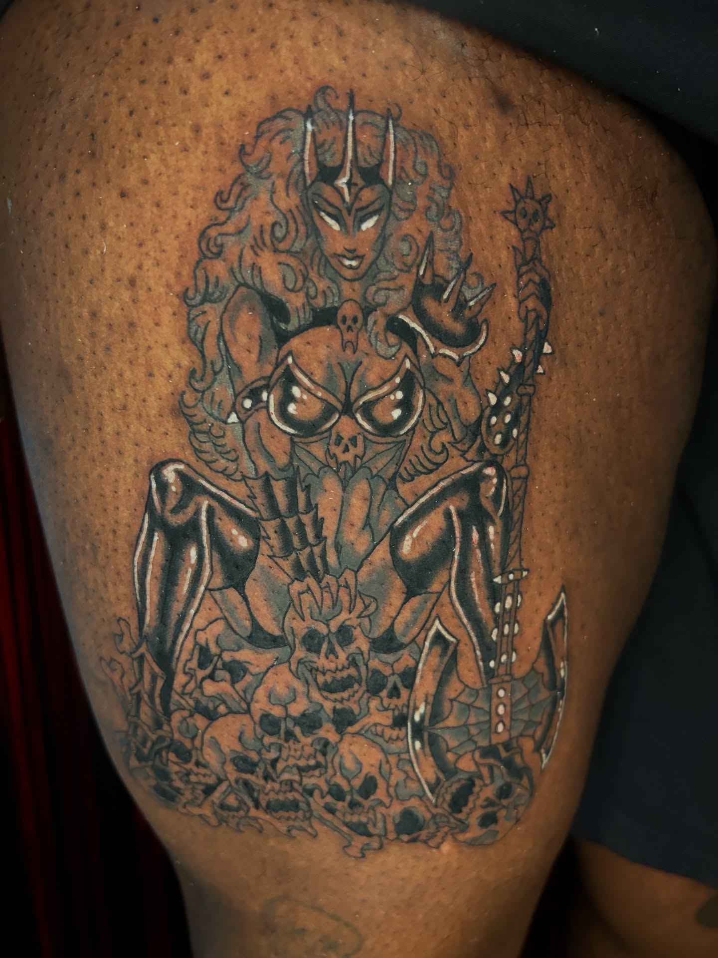 Tattoo by @dirtyblackboots — neo_traditional, dark_realism