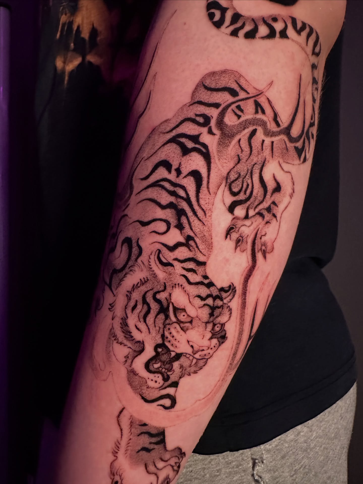 Tattoo by @mklvayne.tattoos — black_and_grey
