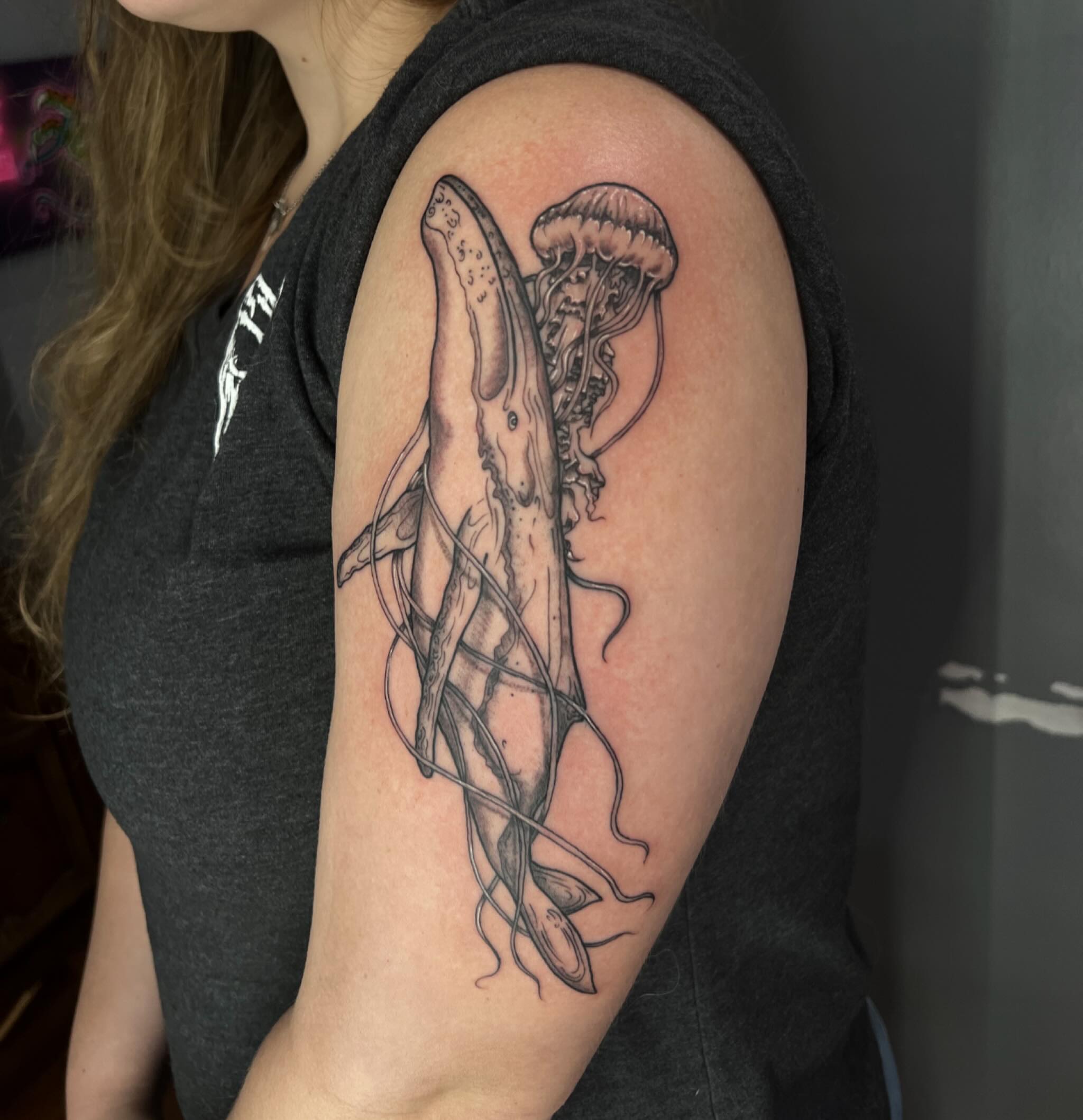 Tattoo by @commonwealthtattoo757 — black_and_grey, realism