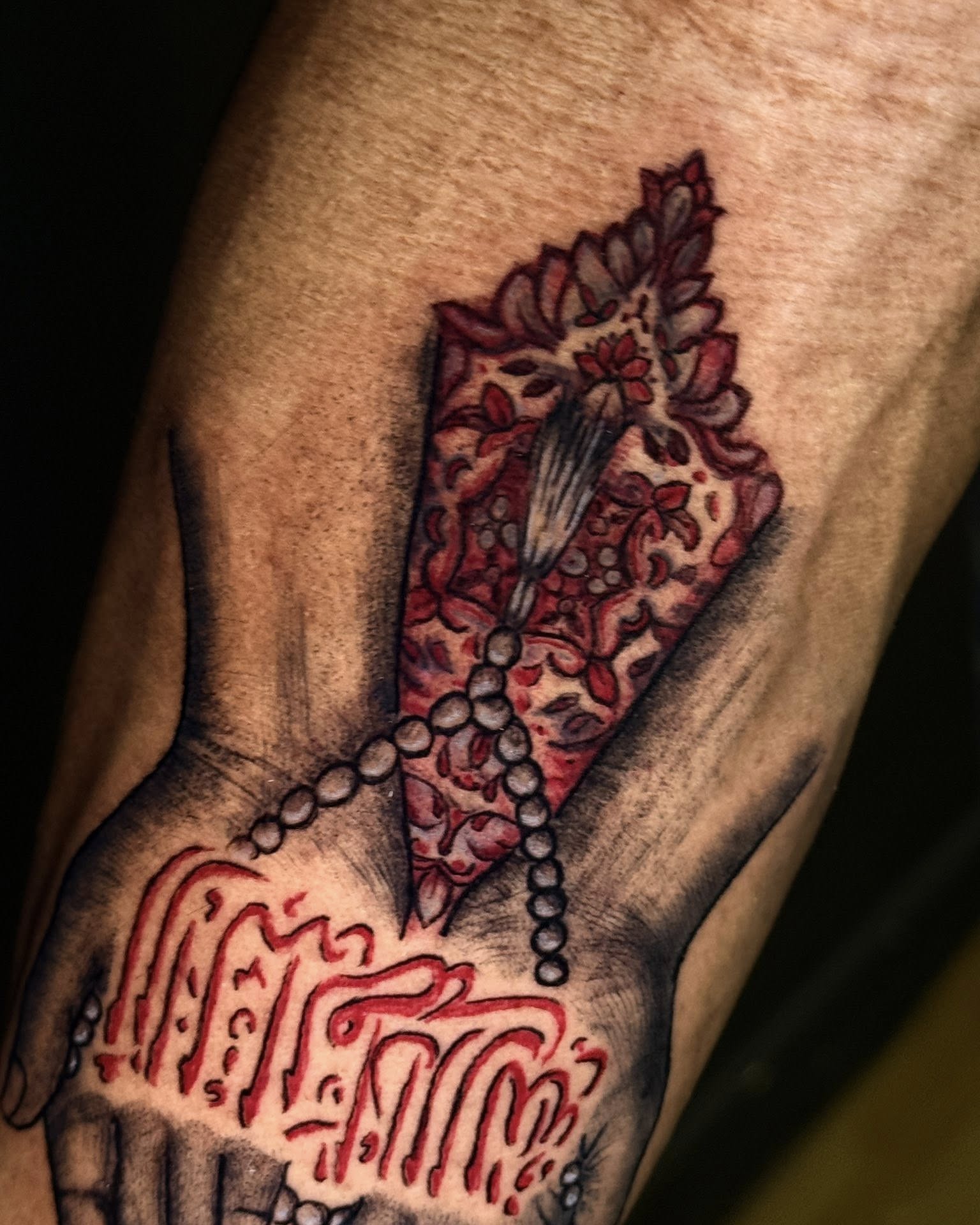 Tattoo by @javier_jimenez_tattoo_ — american_traditional, dotwork