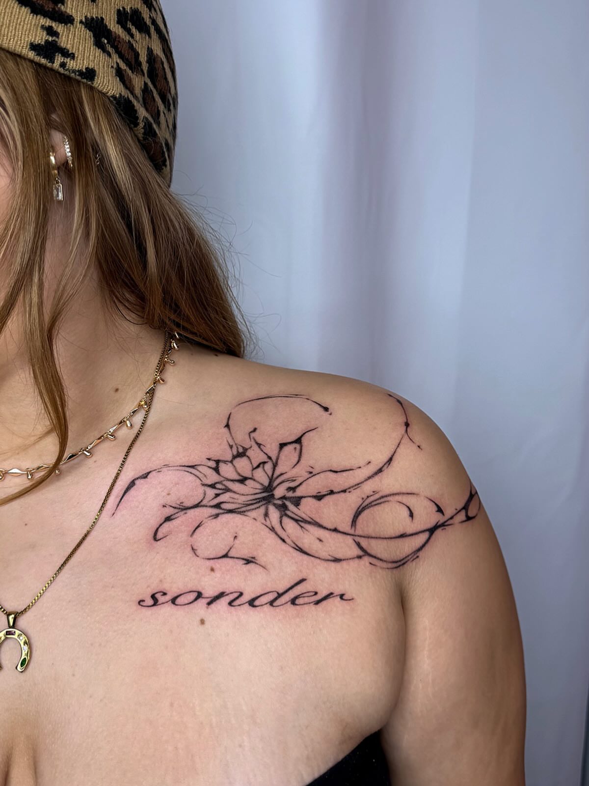 Tattoo by @margsmagic — black_and_grey