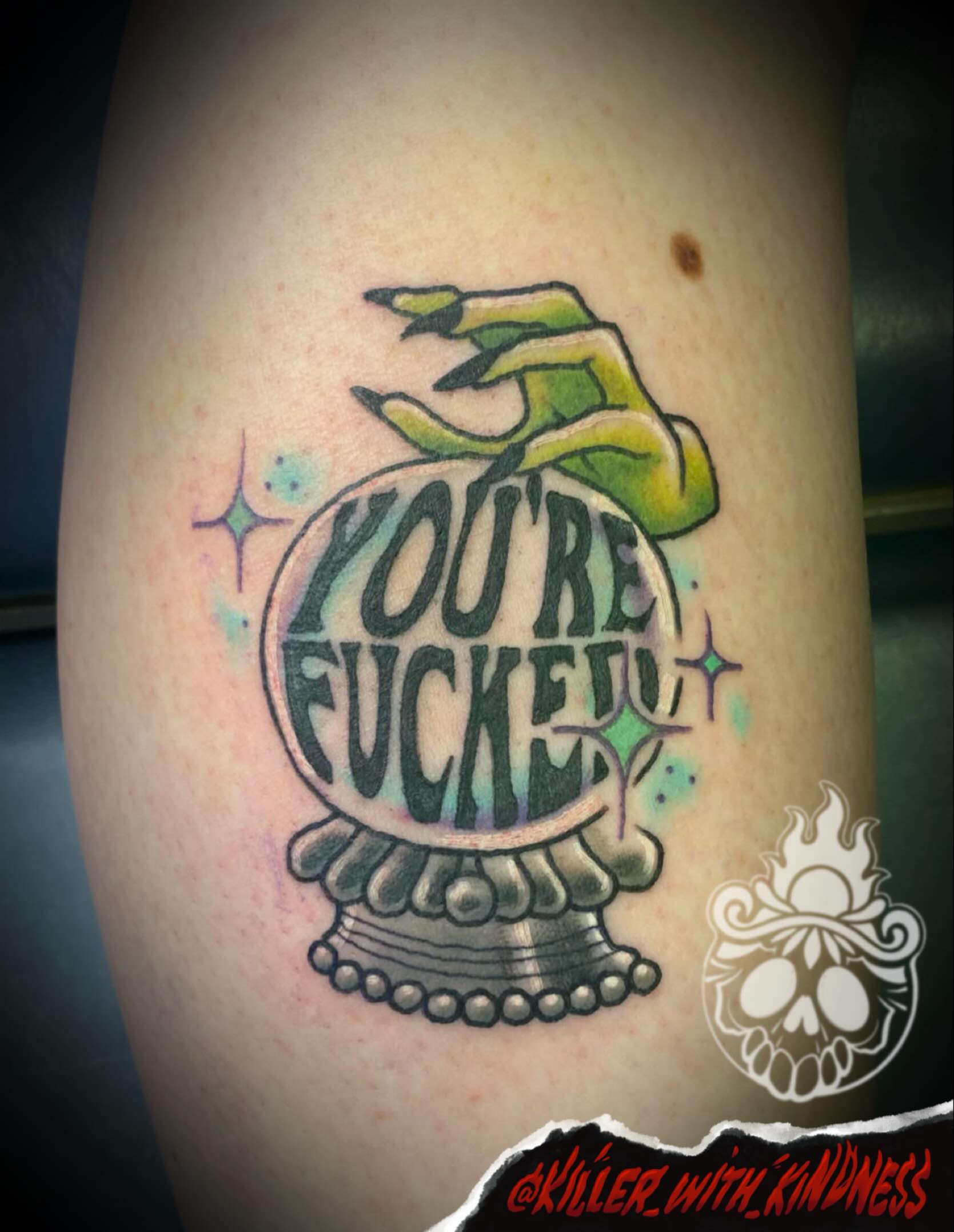 Tattoo by @killer_with_kindness — dotwork