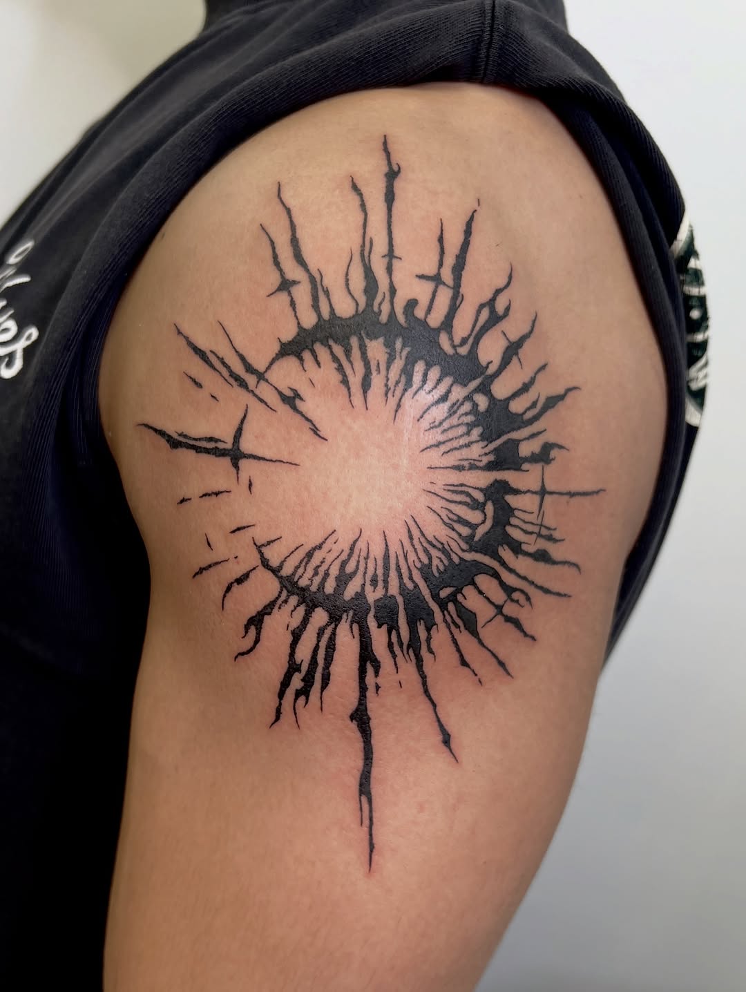 Tattoo by @blair_witch_ink — blackwork