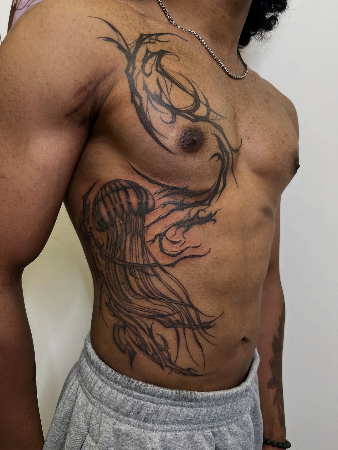 Tattoo by @blair_witch_ink — black_and_grey, ornamental