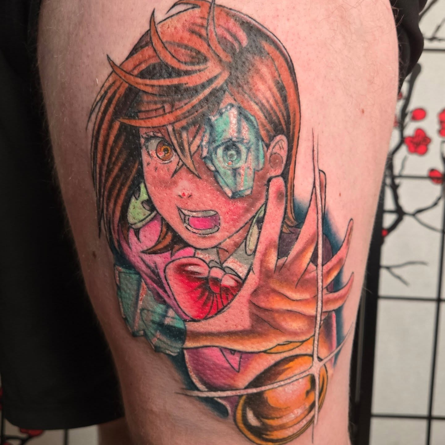 Tattoo by @destiny_paints — anime