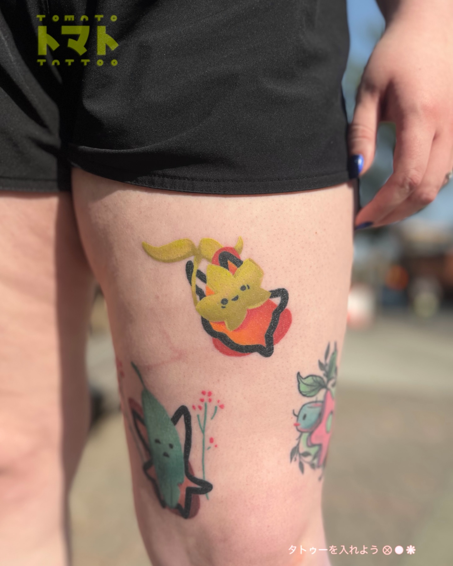 Tattoo by @tomato.tattoos — dotwork