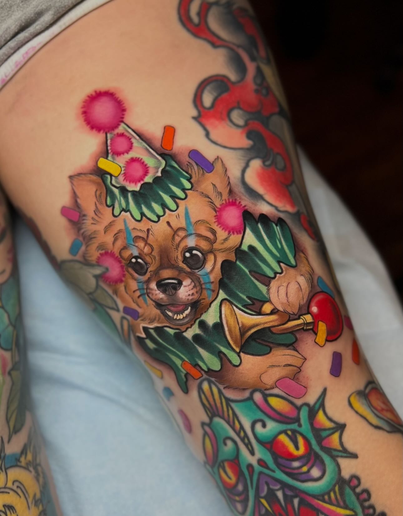 Tattoo by @scallywaggins — new_school, realism
