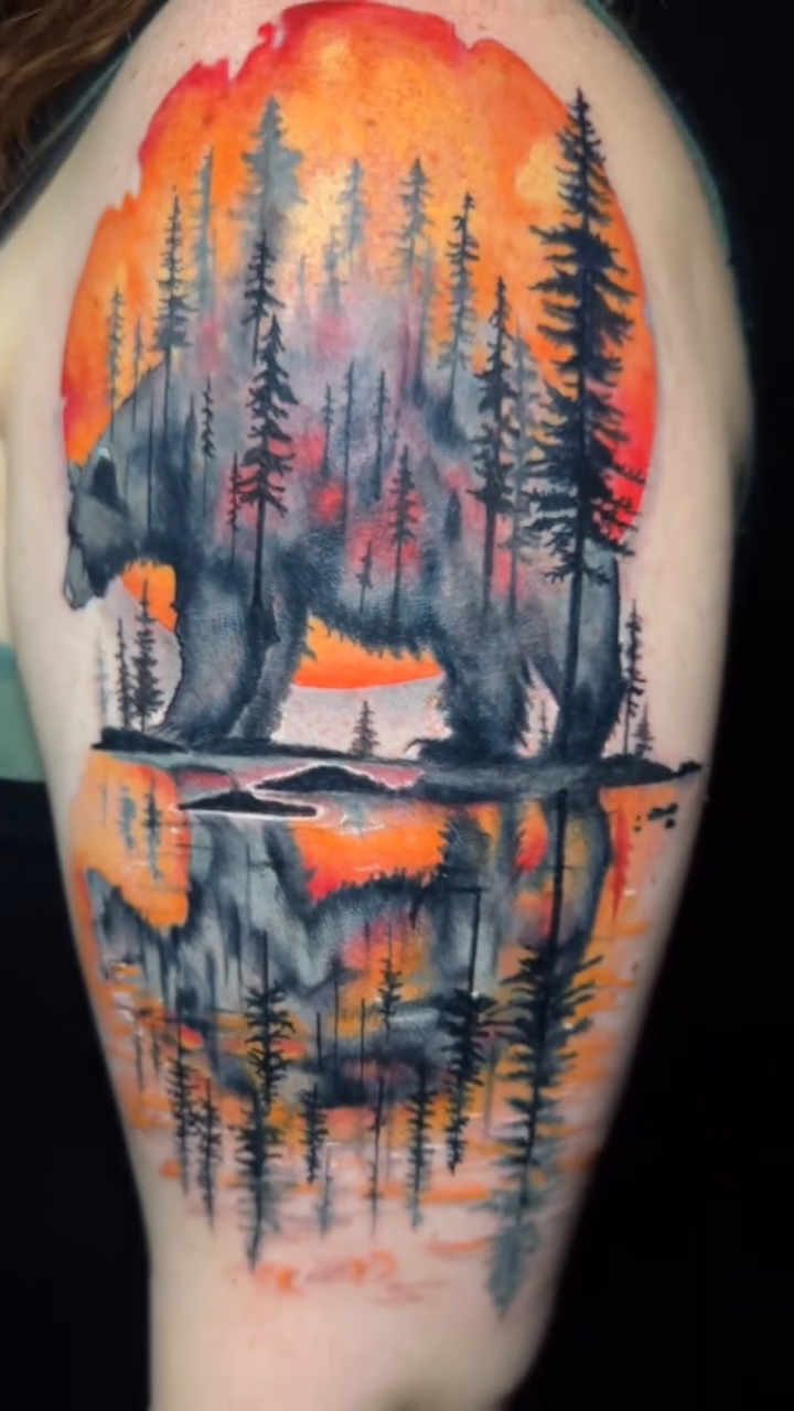 Tattoo work at Big Sky Tattoo Expo 2026