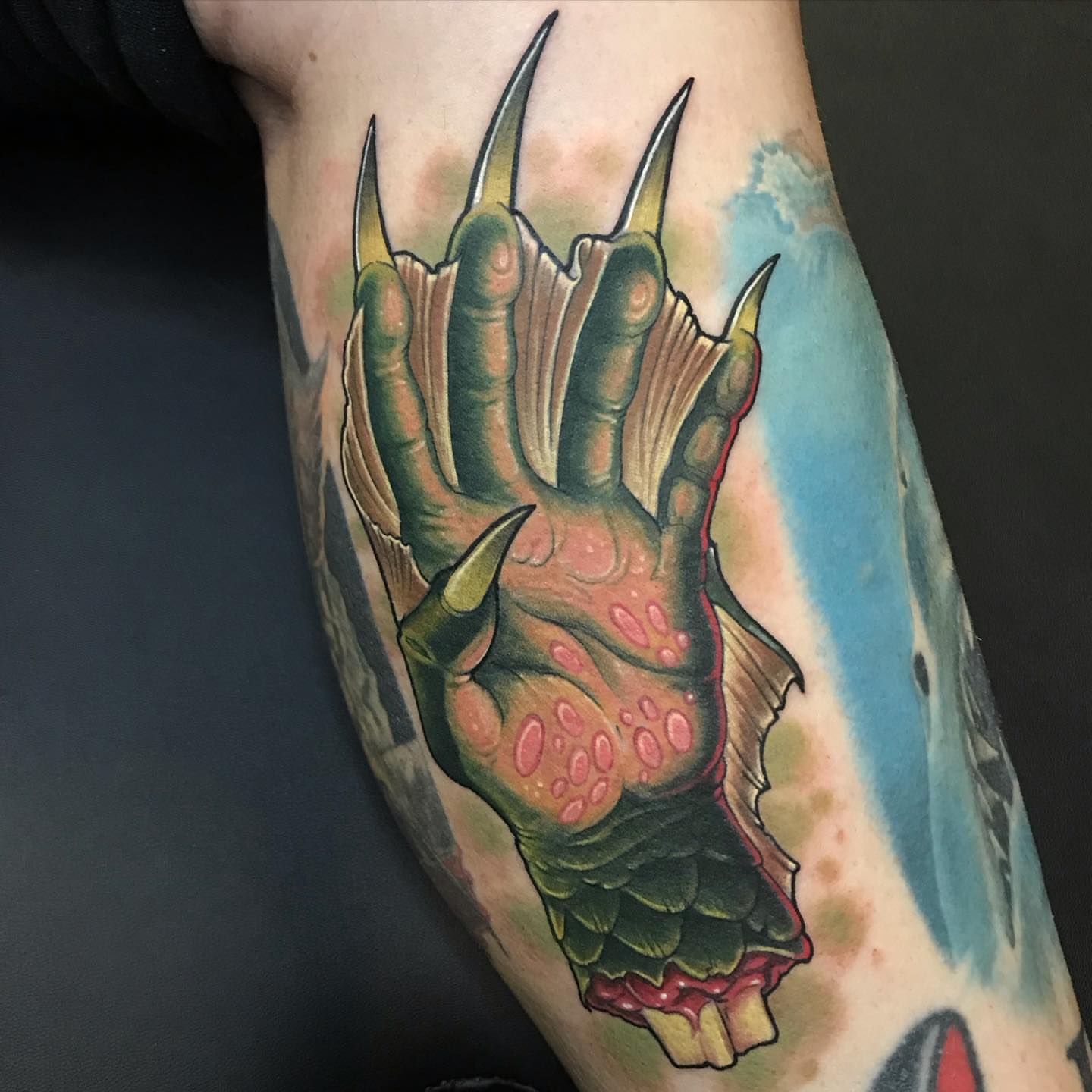 Tattoo by @rickrayne — american_traditional, realism