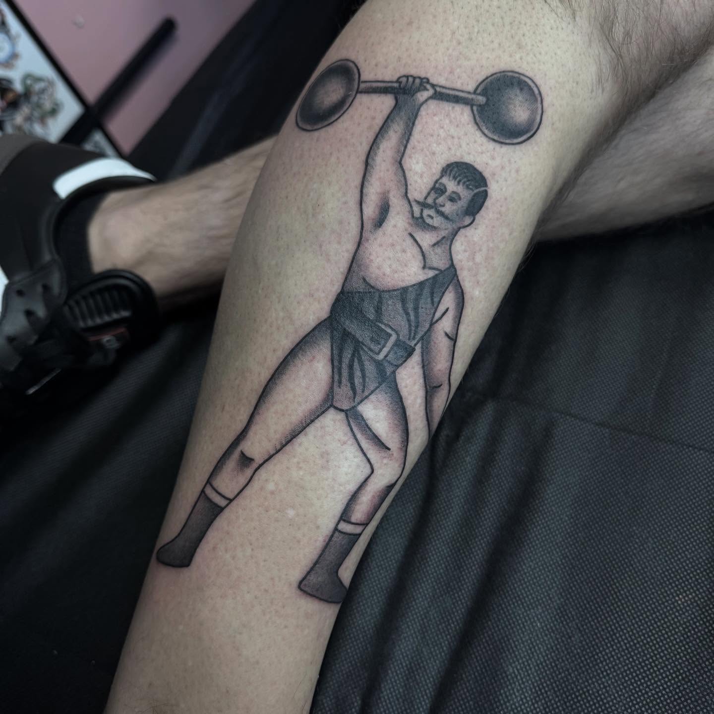 Tattoo by @xlandonx — black_and_grey