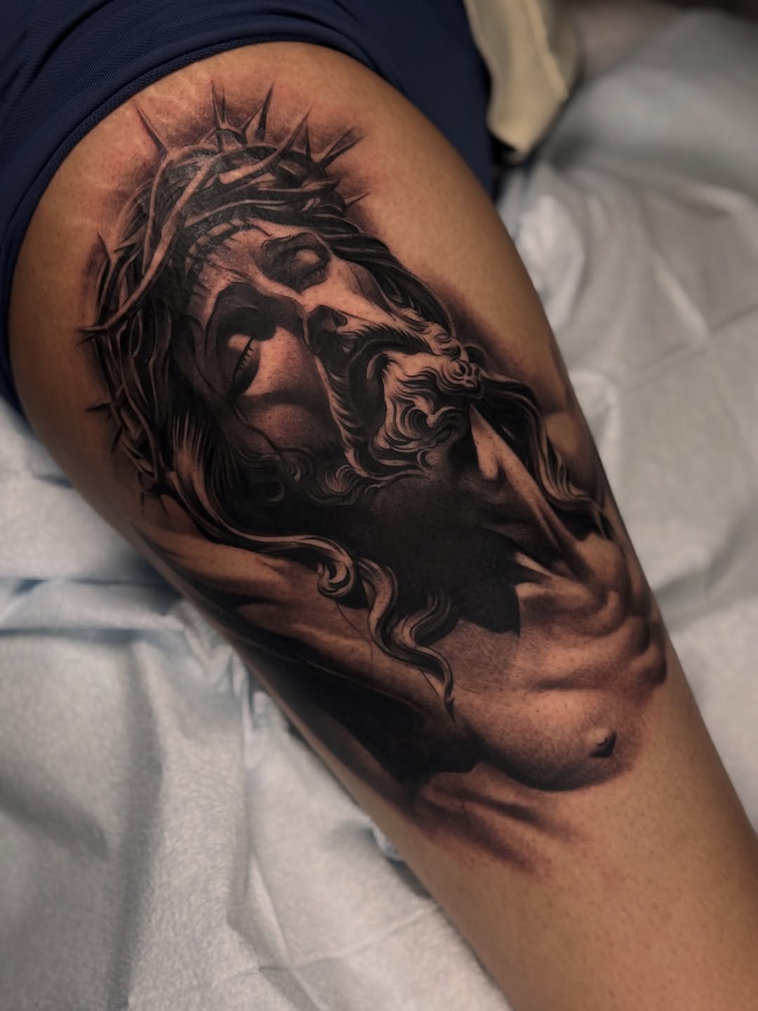 Tattoo by @josephpassion__ — realism, black_and_grey