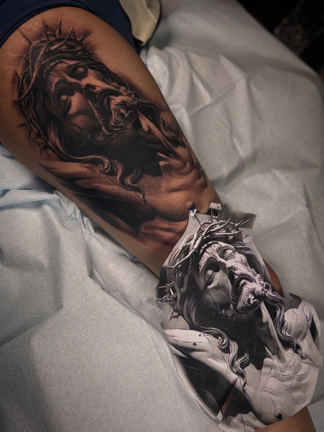 Tattoo by @josephpassion__ — realism, black_and_grey