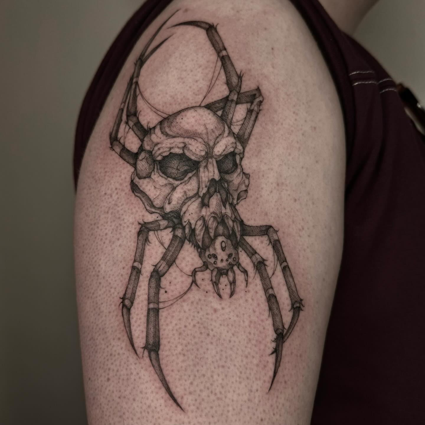 Tattoo by @deadgirlnextdoor — dotwork, realism