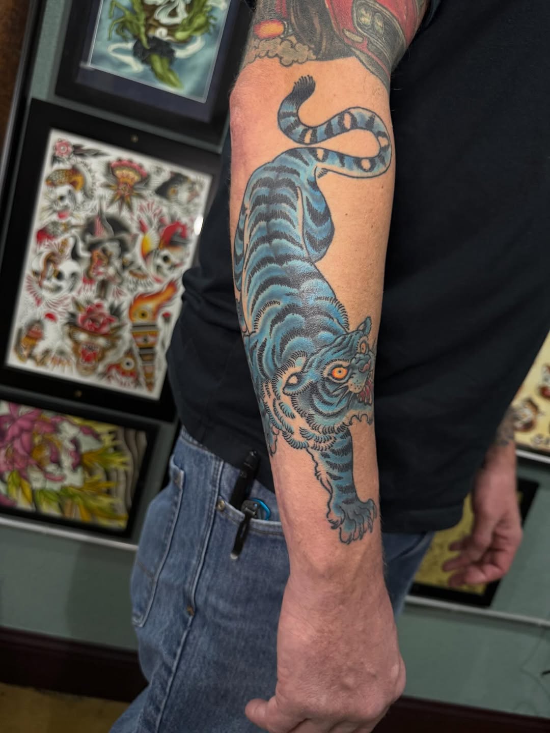 Tattoo by @davidwachndi — japanese_irezumi, black_and_grey