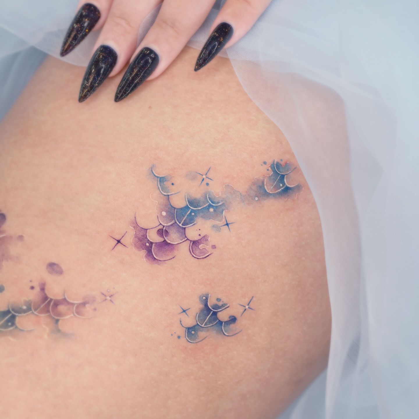 Tattoo by @siren_ink — watercolor