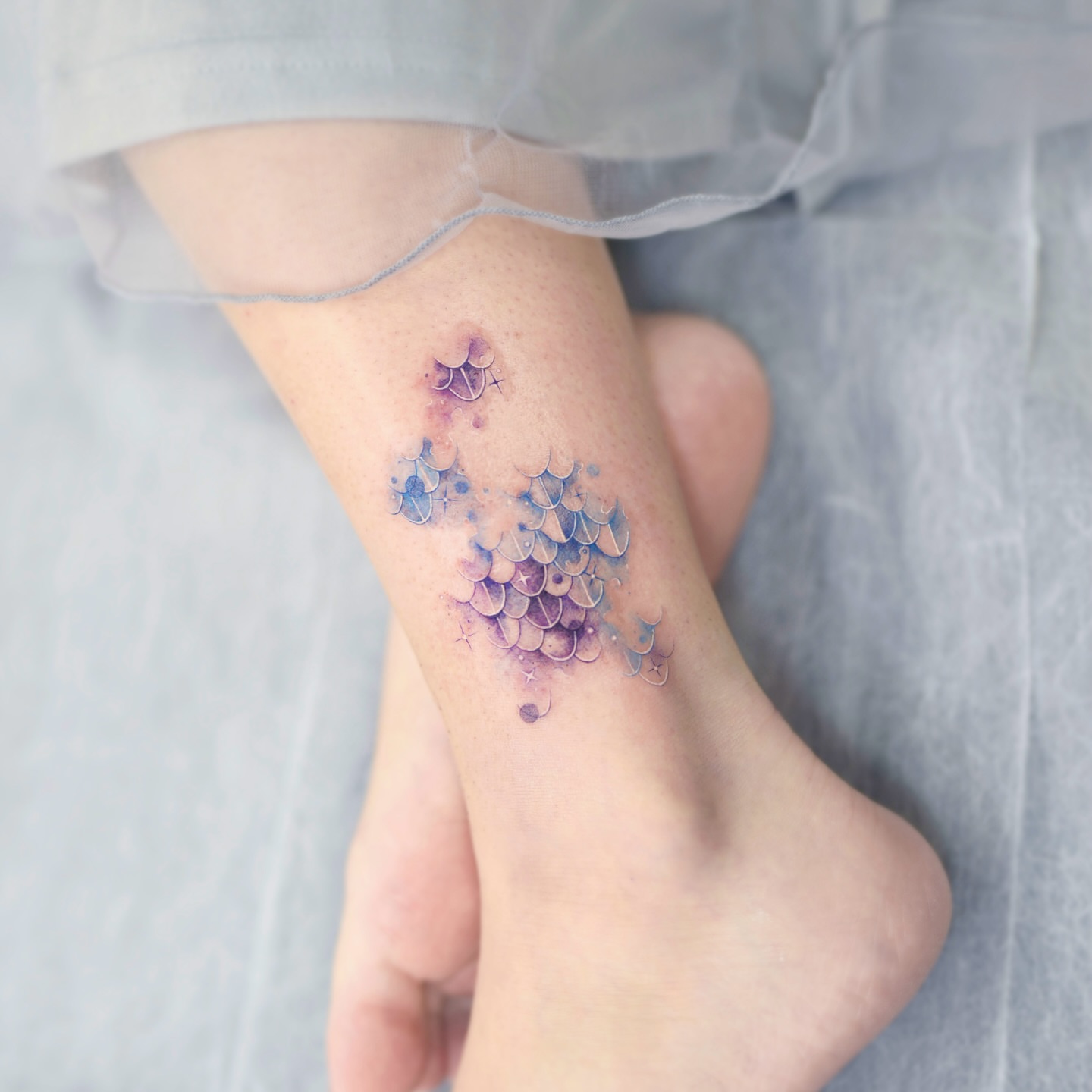 Tattoo by @siren_ink — watercolor
