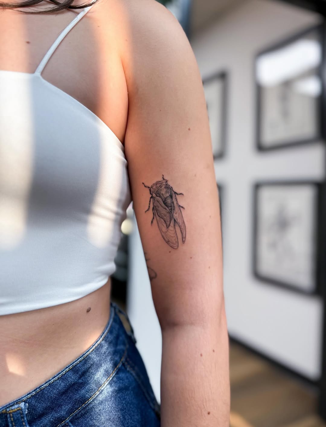 Tattoo by @bassalo.fineline — fine_line, black_and_grey