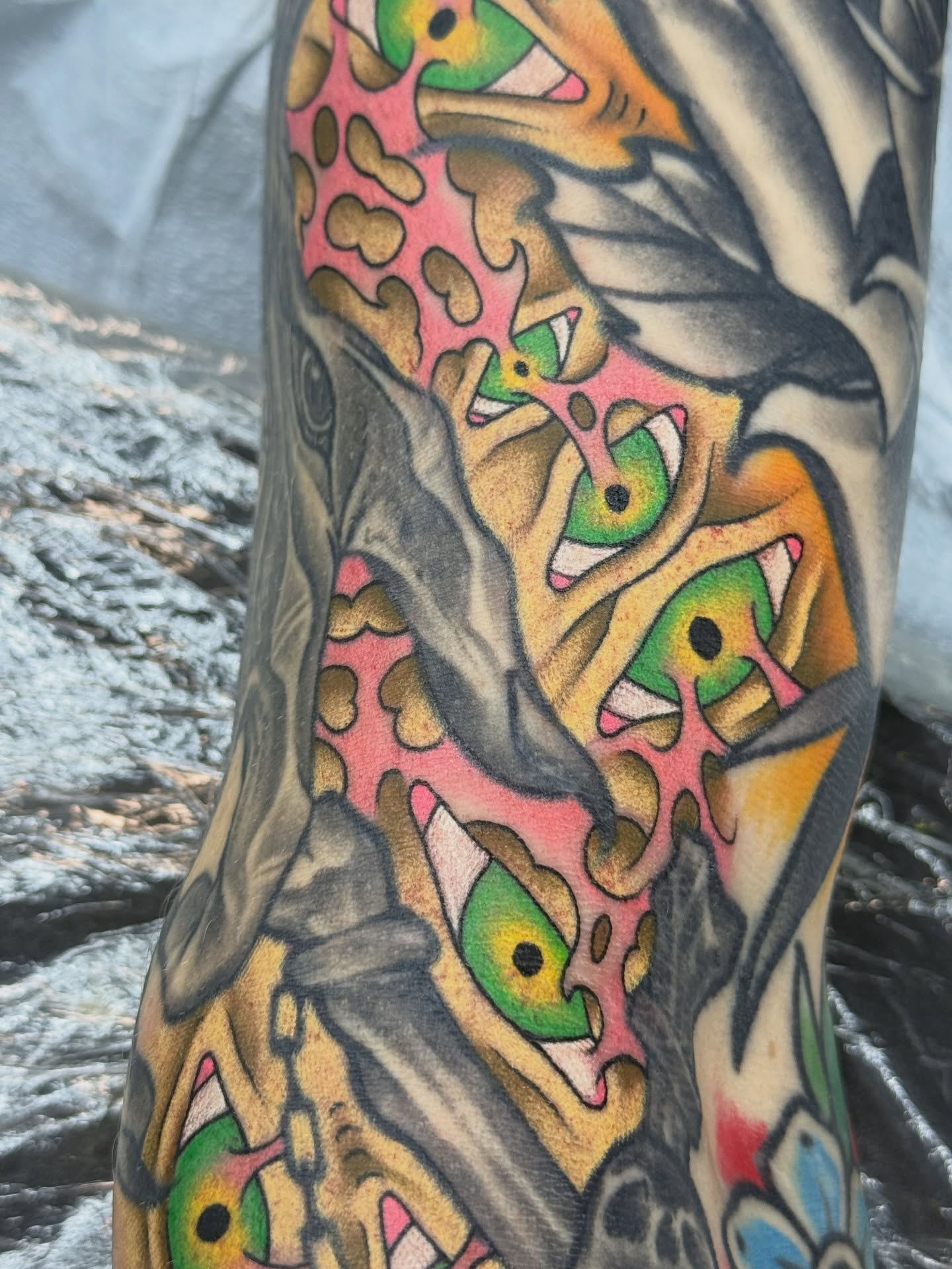 Tattoo by @dylanplazatattoo — geometric