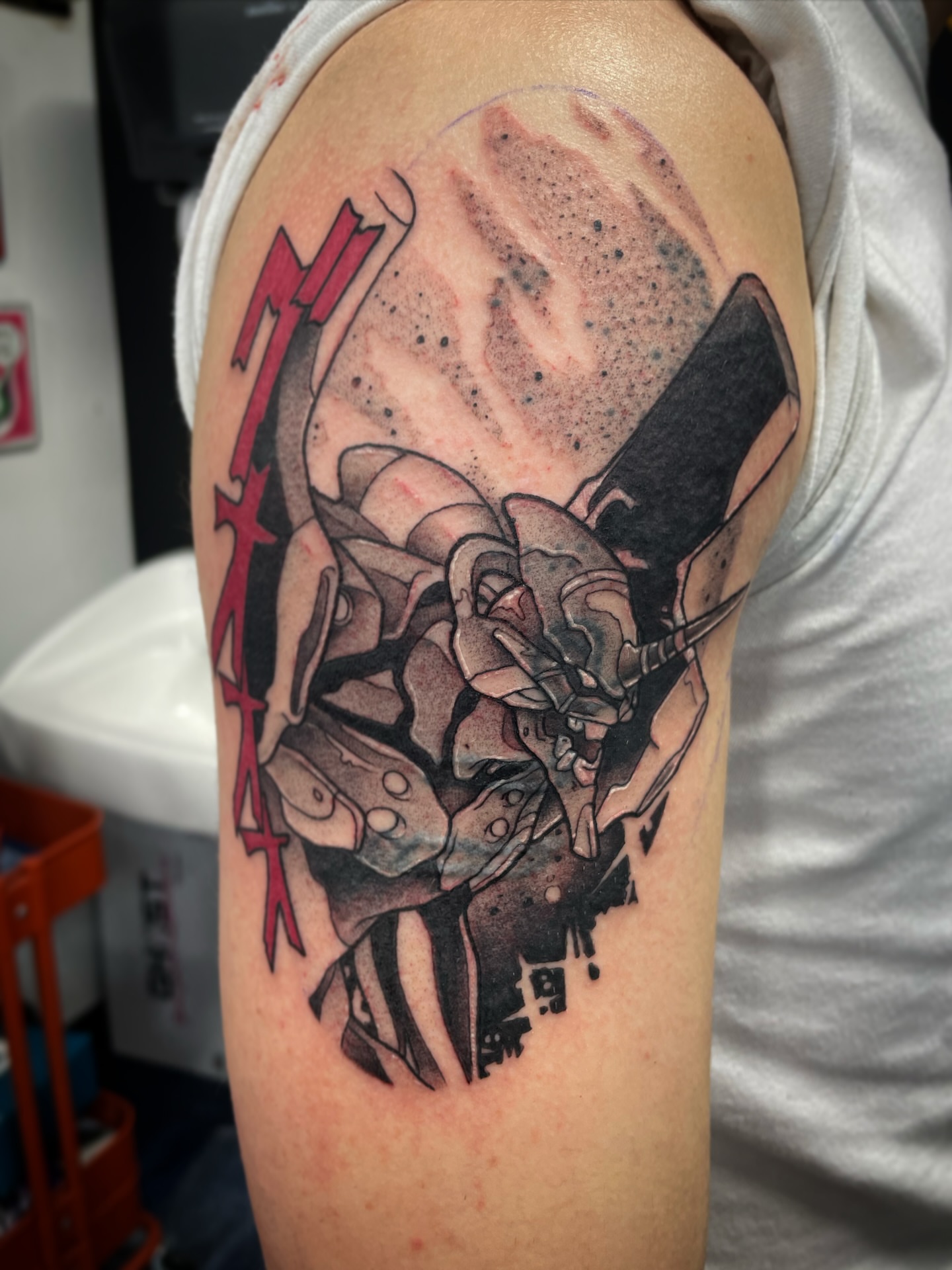 Tattoo by @vicent_tattoos — dotwork, black_and_grey