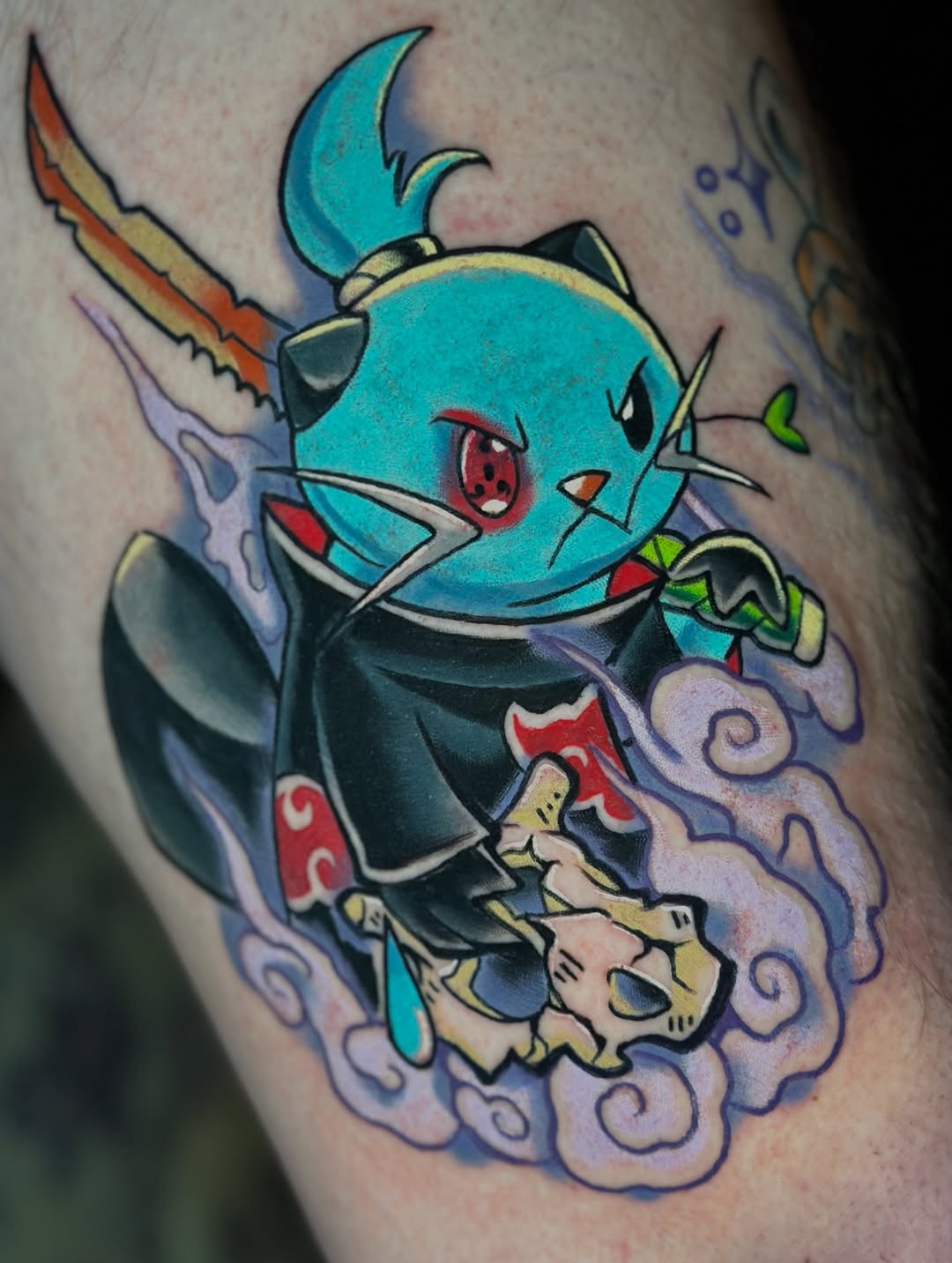 Tattoo by @_remytats_ — new_school, anime