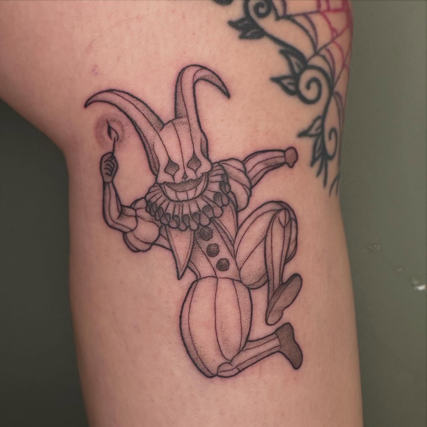 Tattoo by @hunterdoestattoos β black_and_grey