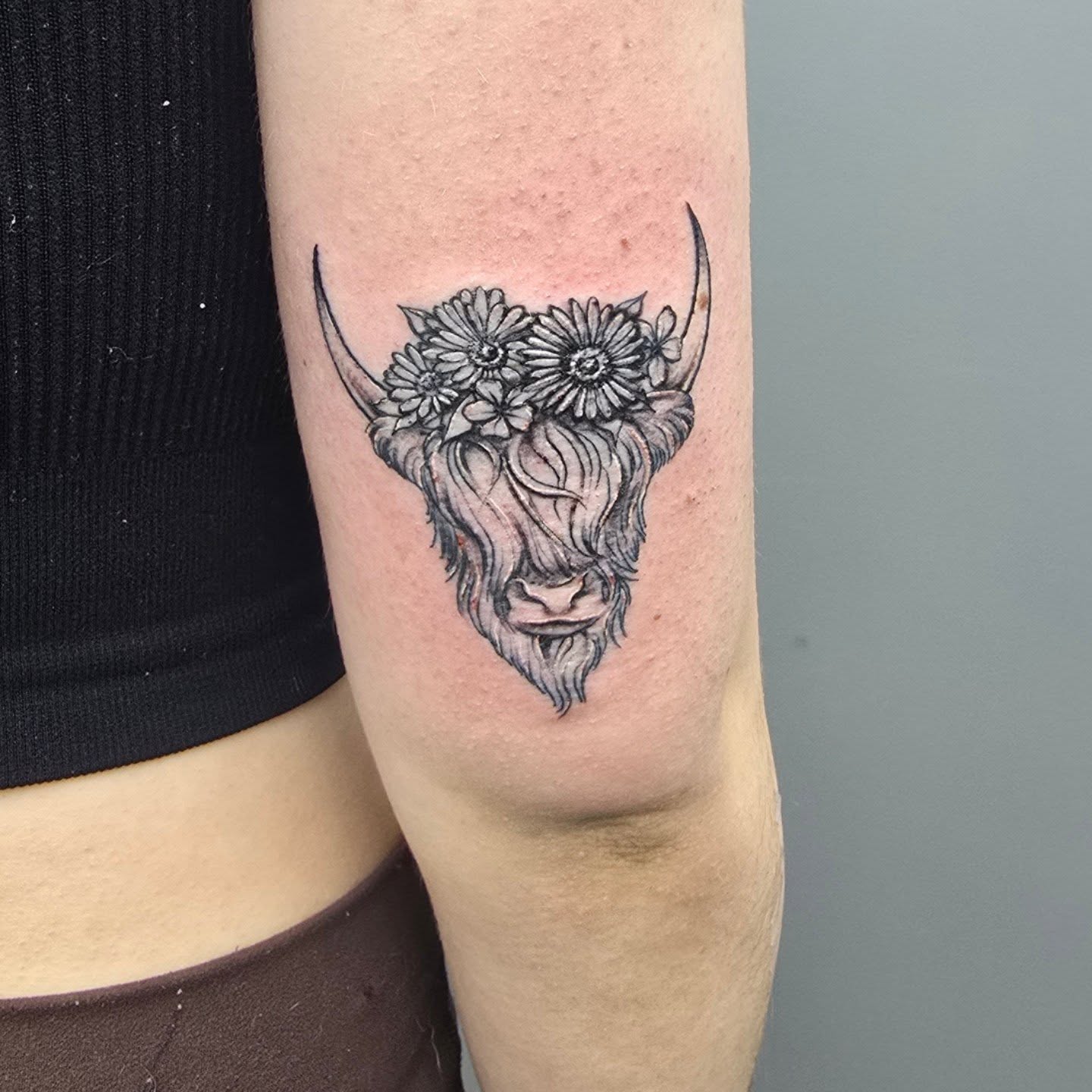 Tattoo by @tatpandaink — black_and_grey, realism