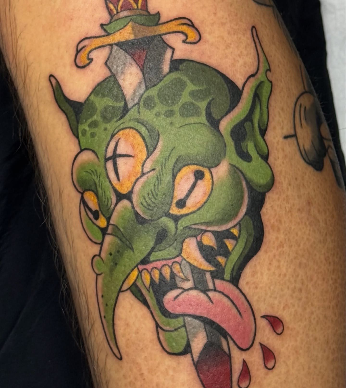 Tattoo by @_lazy.bones_ — american_traditional