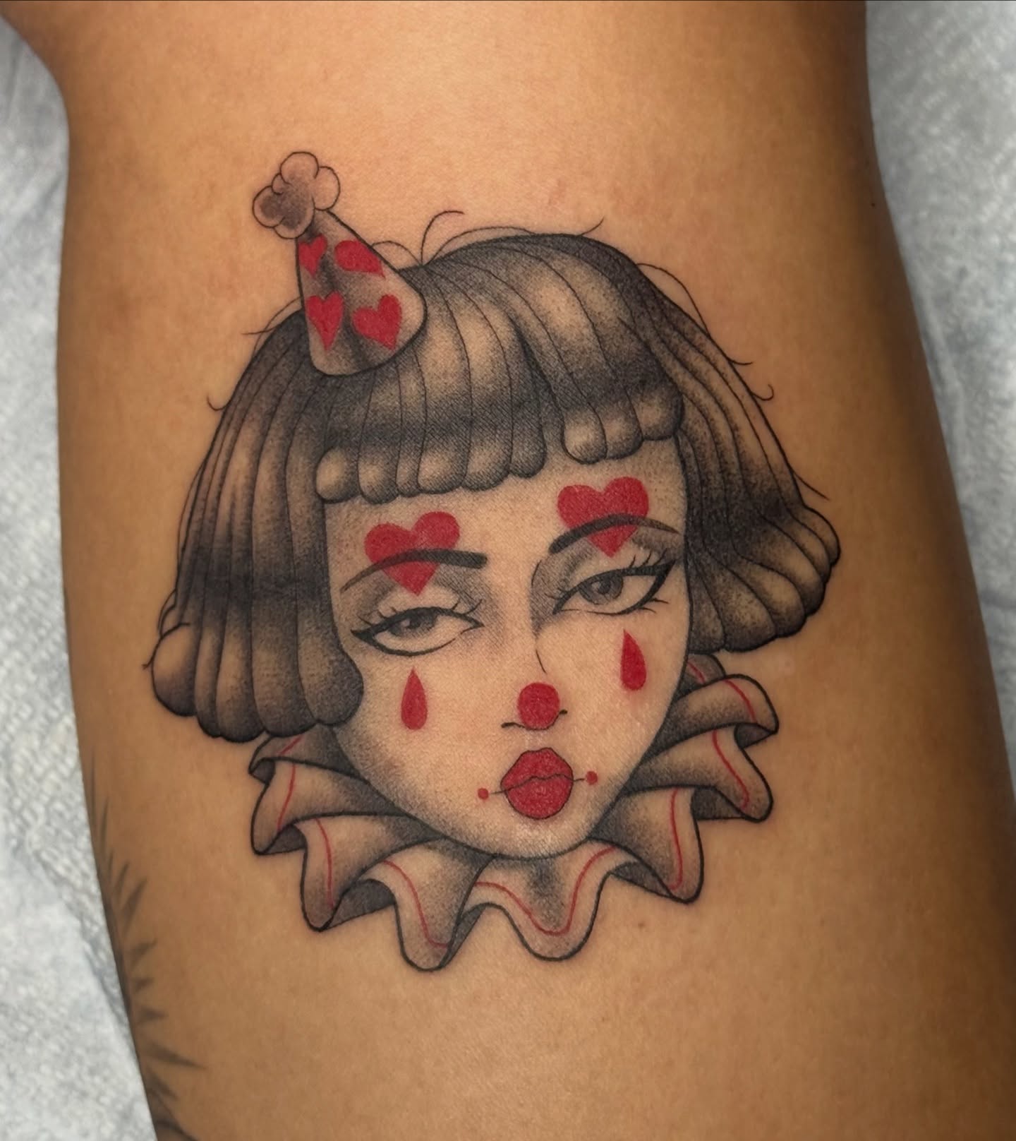 Tattoo by @_lazy.bones_ — black_and_grey