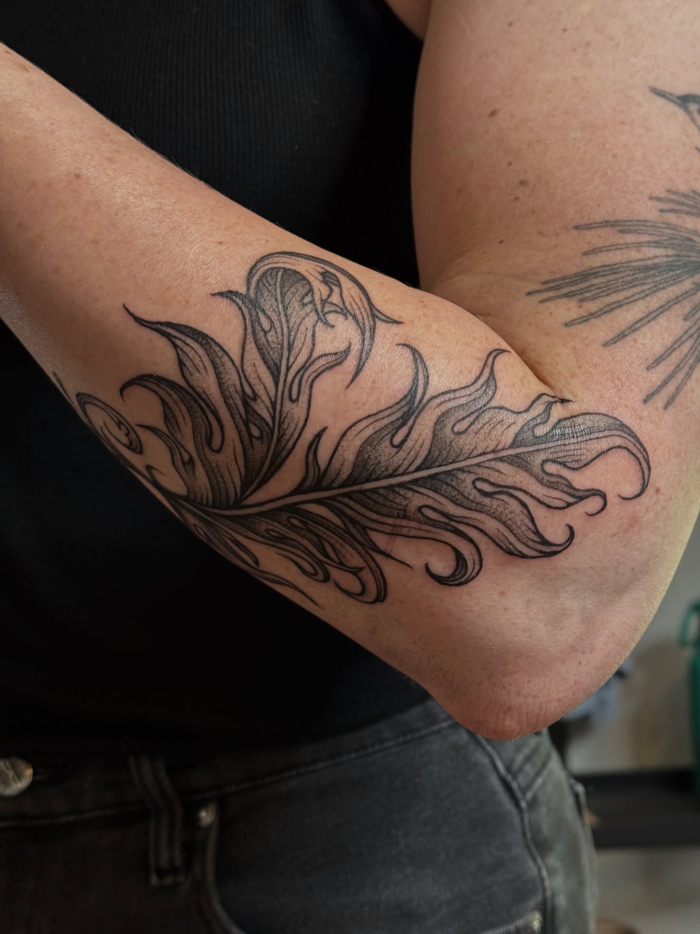 Tattoo by @pdv — black_and_grey