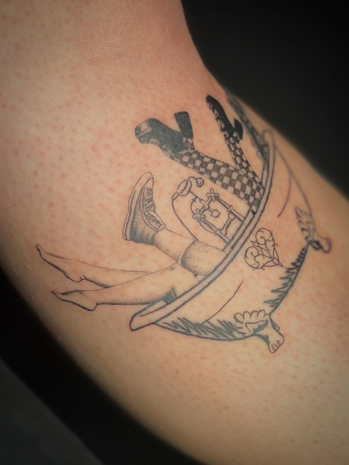 Tattoo by @imaginary_rubbish — black_and_grey