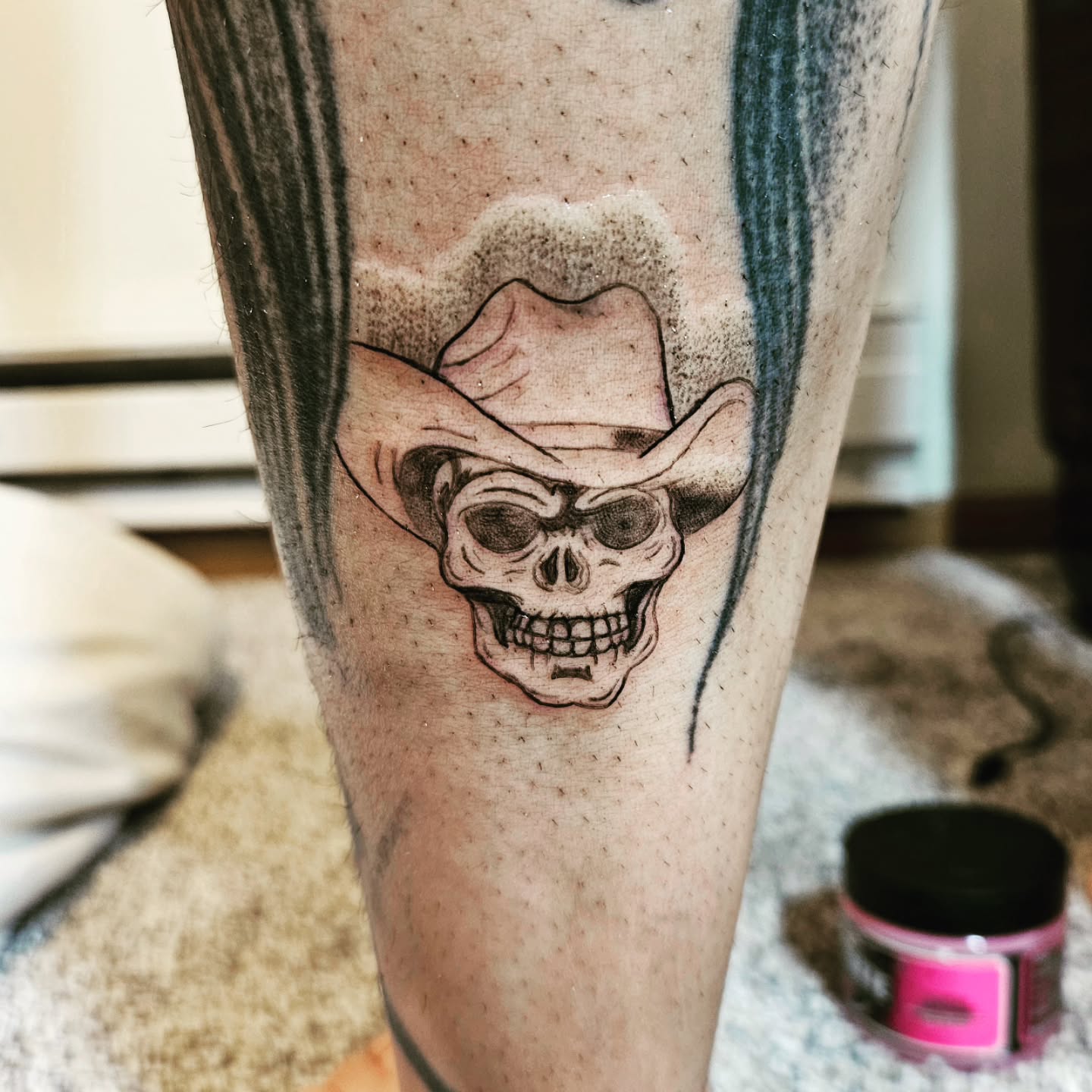 Tattoo by @_corazondnopal_ — black_and_grey, realism