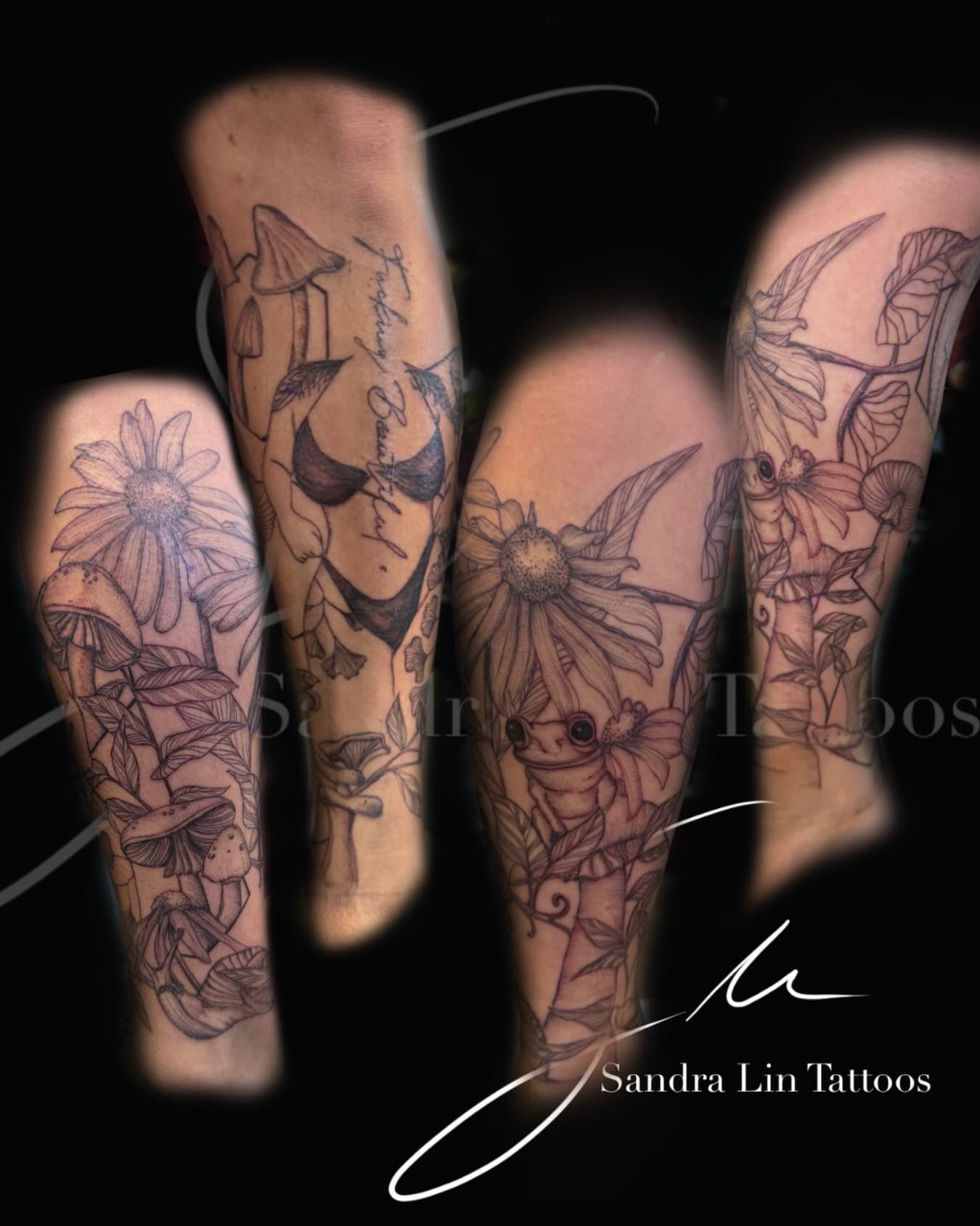 Tattoo by @_sandralintattoos — black_and_grey, realism