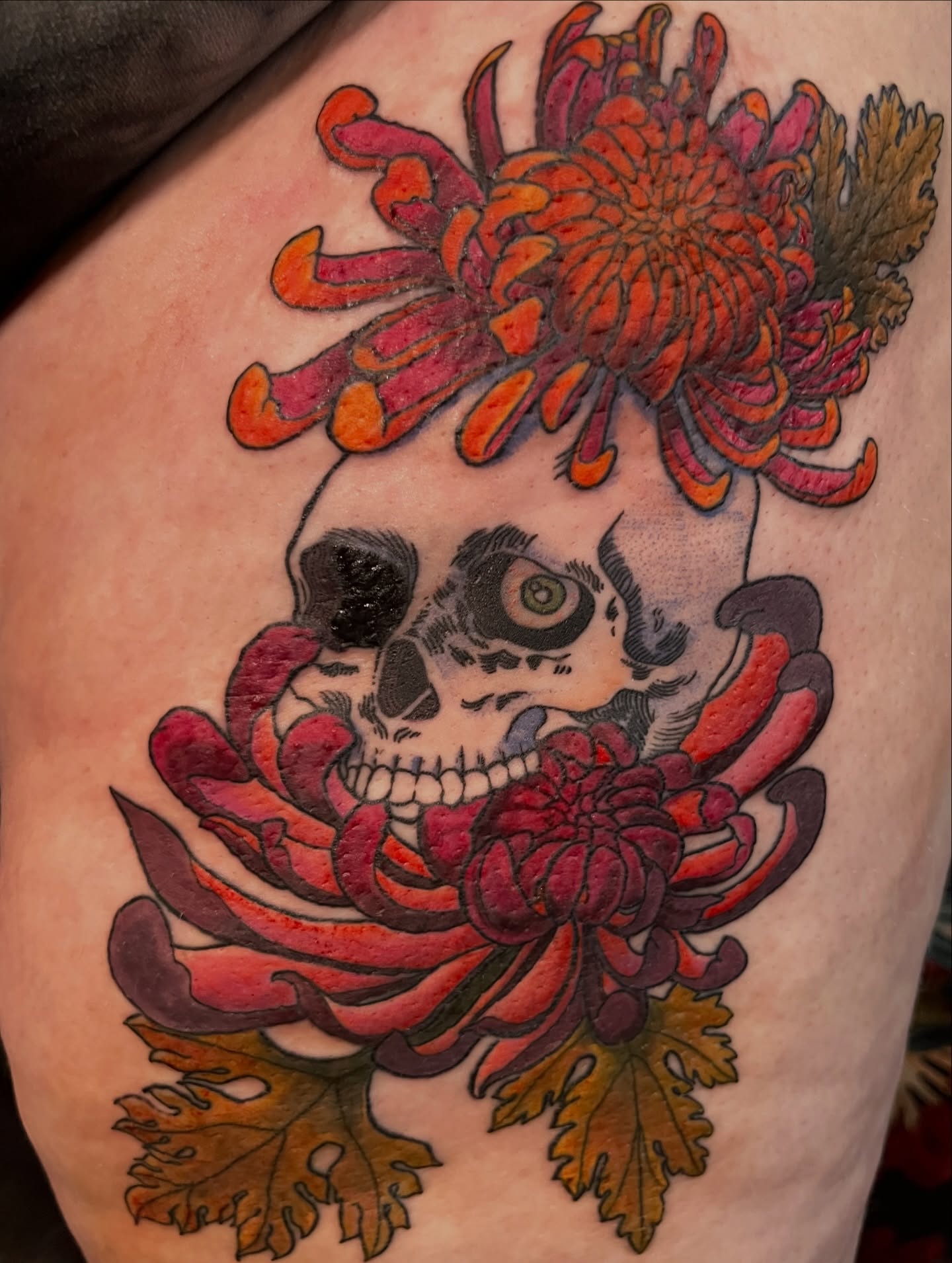 Tattoo by @syreetattoos — american_traditional, dotwork