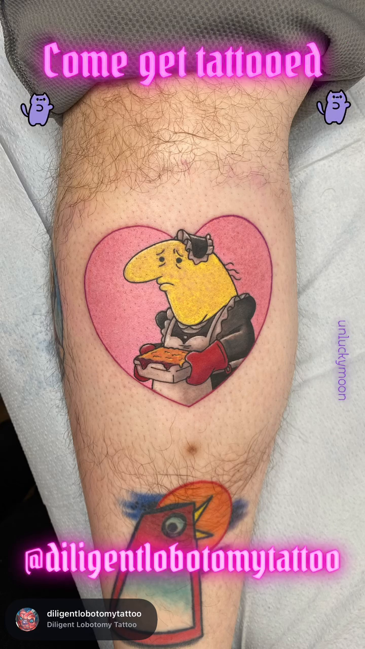 Tattoo by @unluckymoon โ new_school