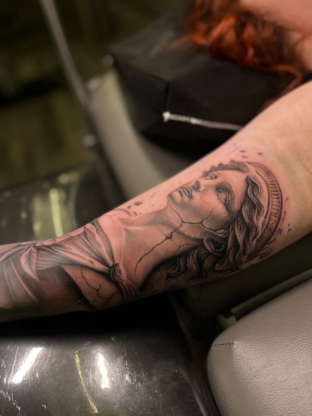 Tattoo by @meretattoos — realism, black_and_grey