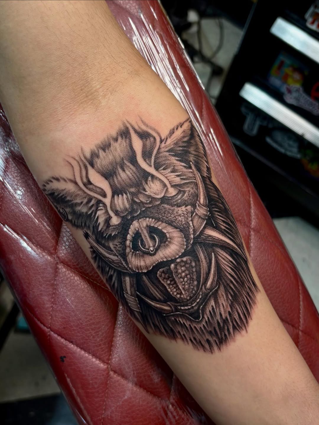 Tattoo by @morgue_ink โ realism, black_and_grey