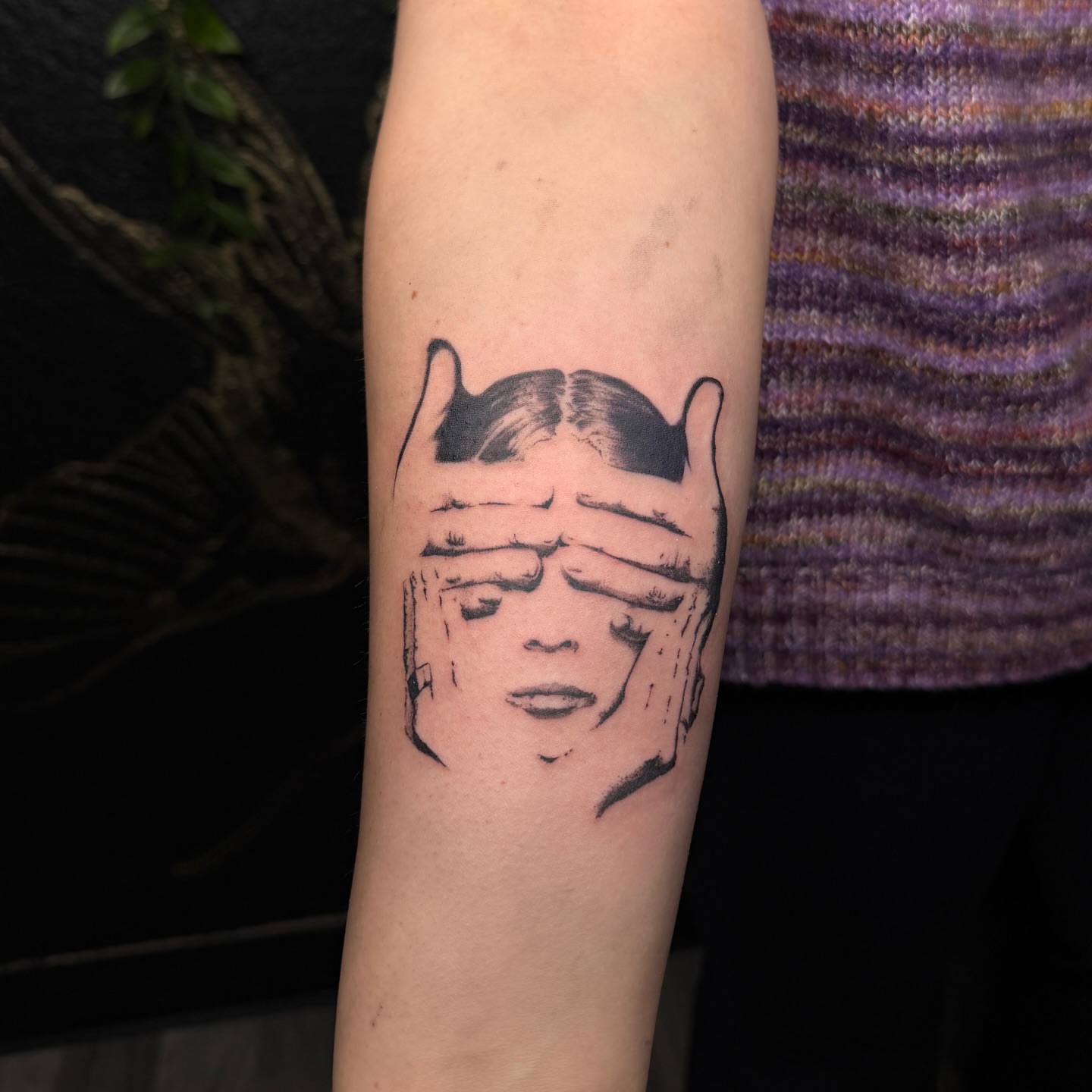 Tattoo by @ladyjutsu — black_and_grey