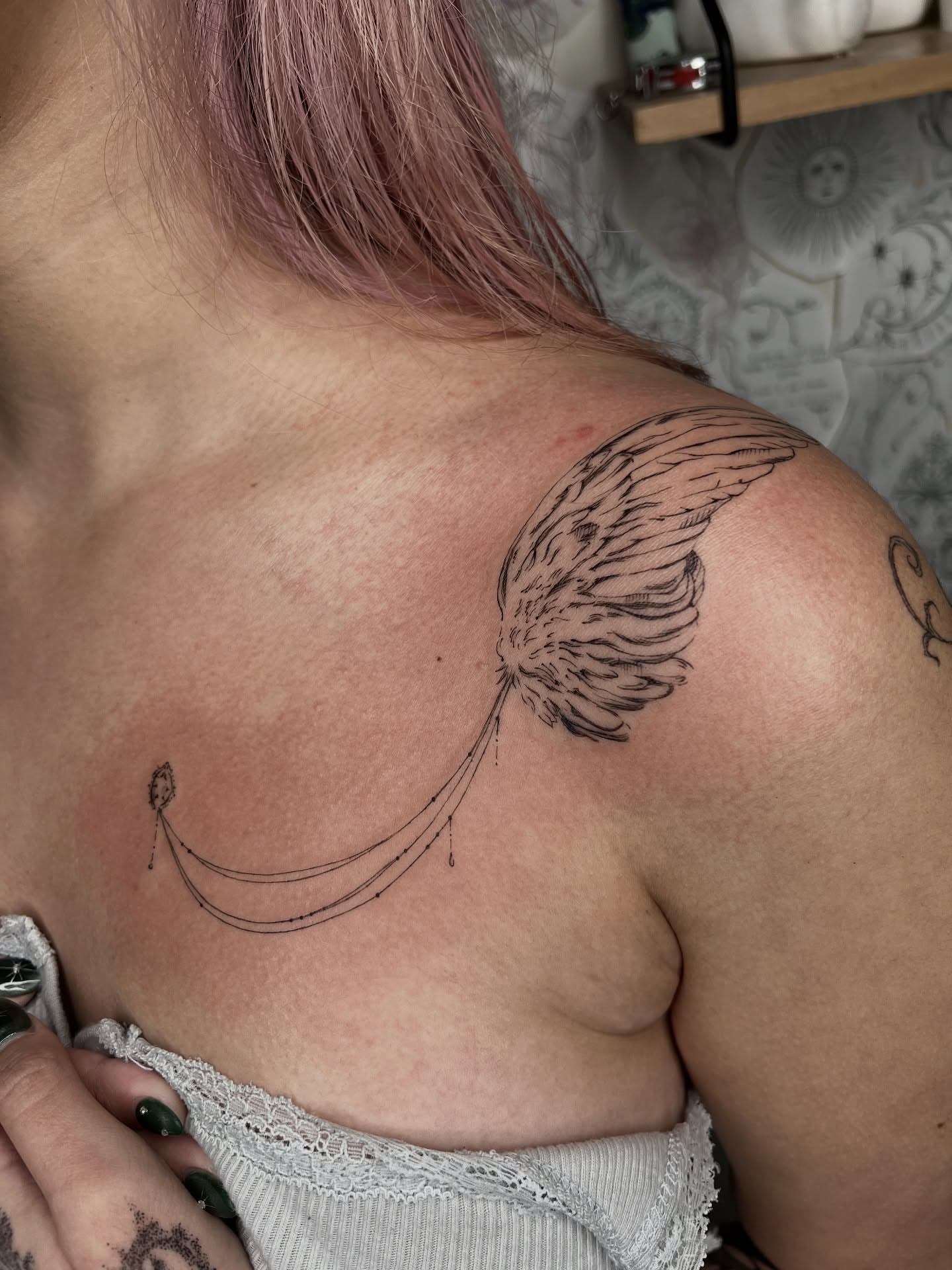 Tattoo by @druzyjewel — black_and_grey