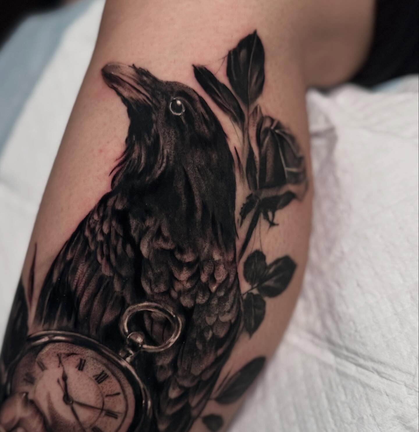 Tattoo by @cassangelotattoo — black_and_grey, realism