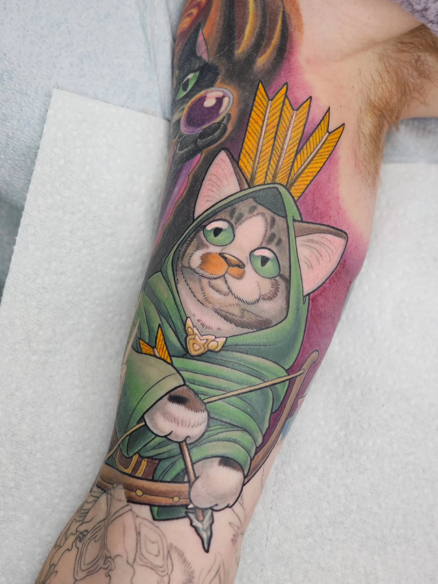 Tattoo by @zombiebellabug — realism, anime