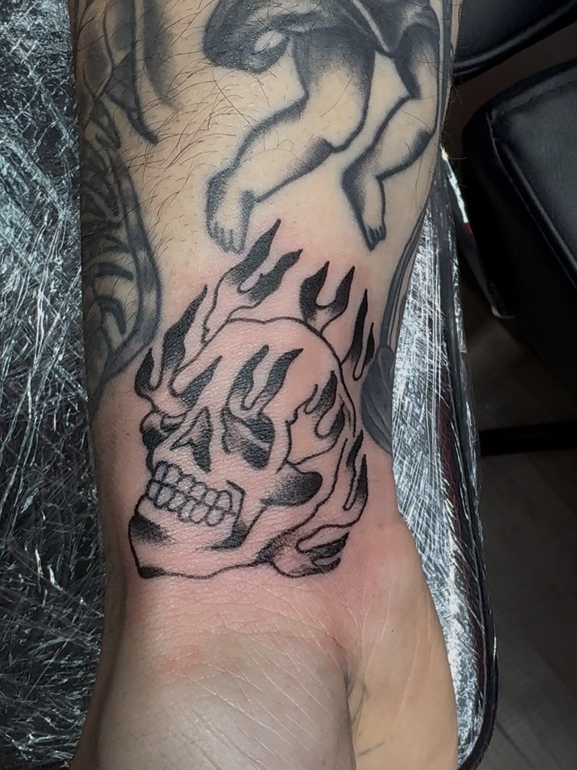 Tattoo by @tatsbycurtii — black_and_grey