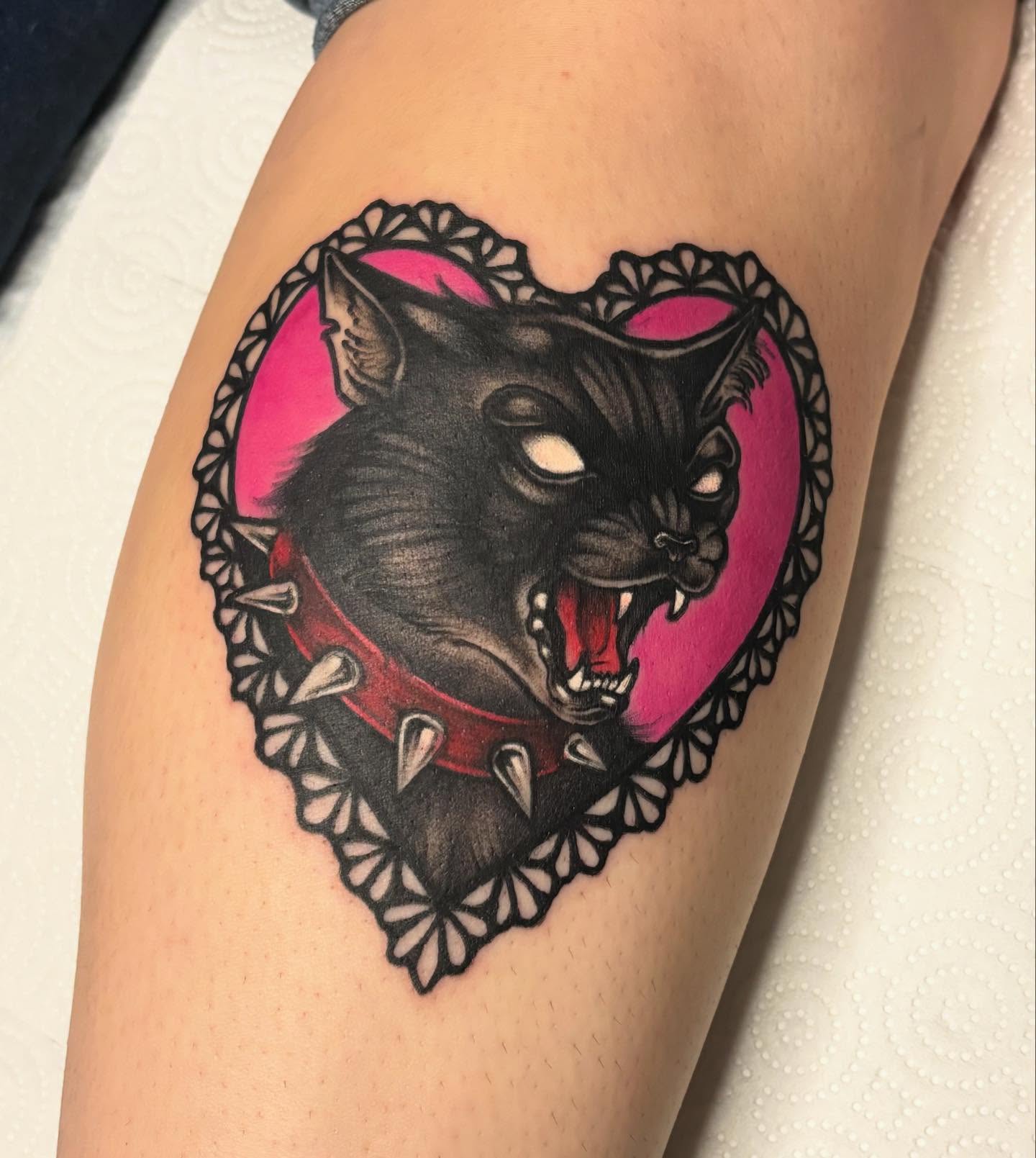 Tattoo by @rbornetattoo — american_traditional, dark_realism