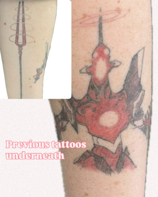 Anime character anime tattoo on the forearm by Hemi 혜미타투